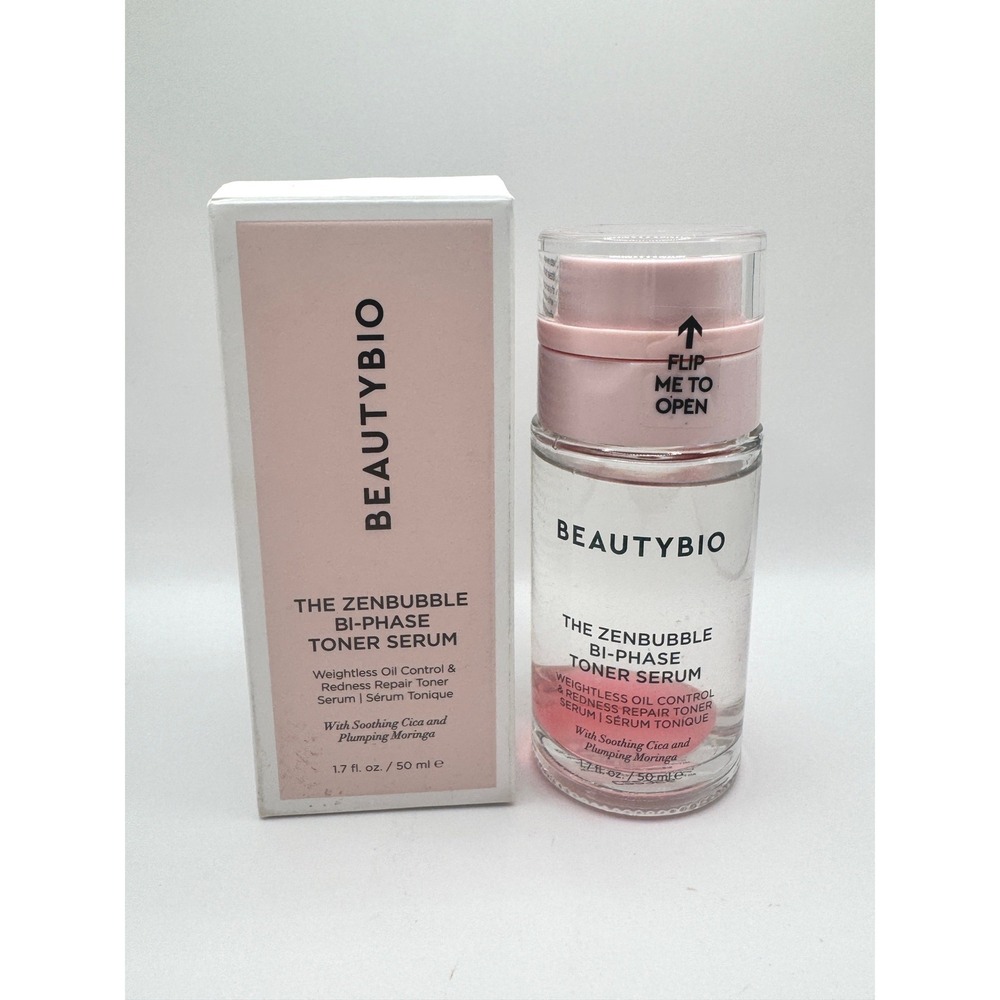 BeautyBio The ZenBubble Bi-Phase Toner Serum 1.7oz NIB
